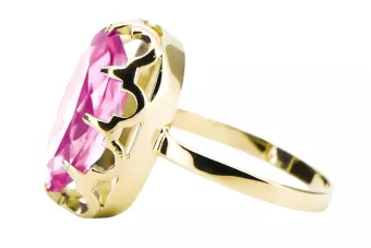 Aur galben 14K Ametist Inel Vintage Craft  vrc253y